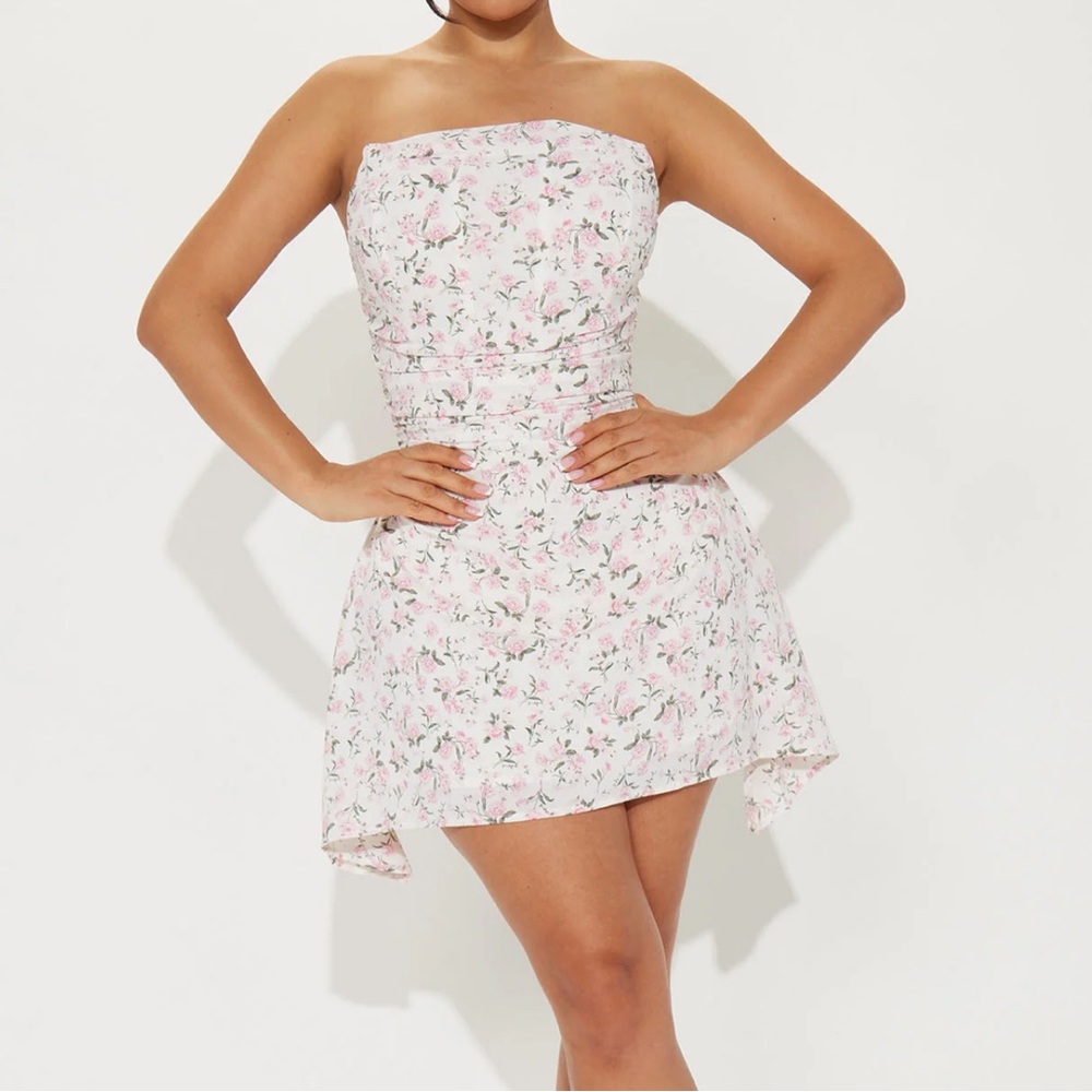 Floral mini dress